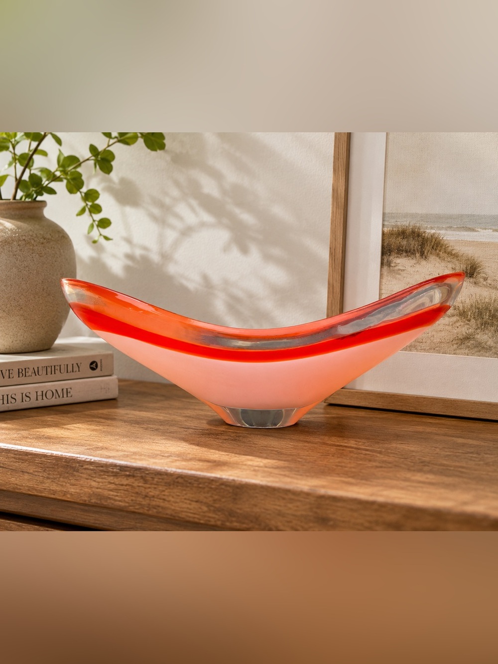 Paul Kedelv Flygsfors Coquille Centerpiece Bowl